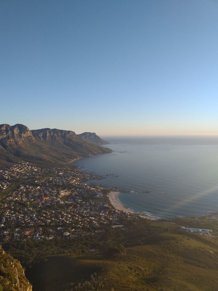 lion's head au coucher de soleil