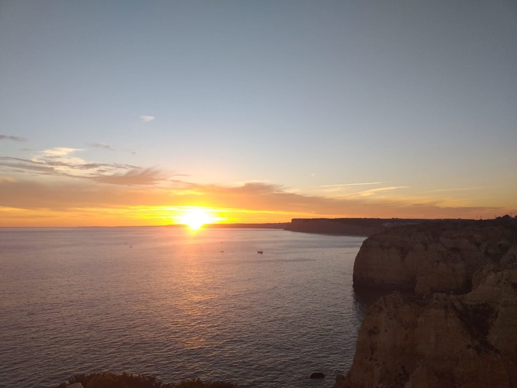 lagos coucher de soleil ponta da piedade