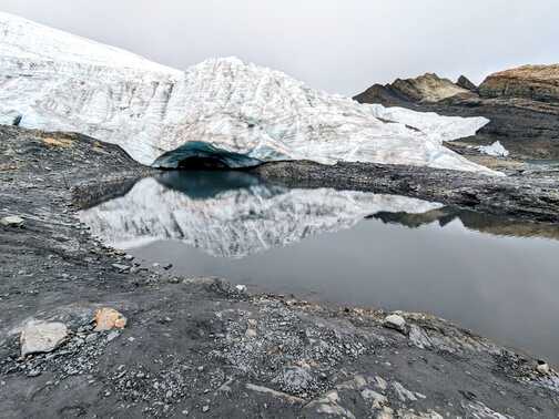 glacier pastoruri huaraz perou vue