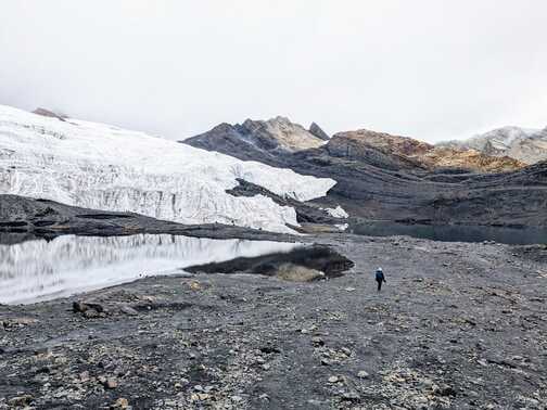 glacier pastoruri huaraz perou