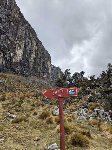 laguna 69 huaraz perou 1km