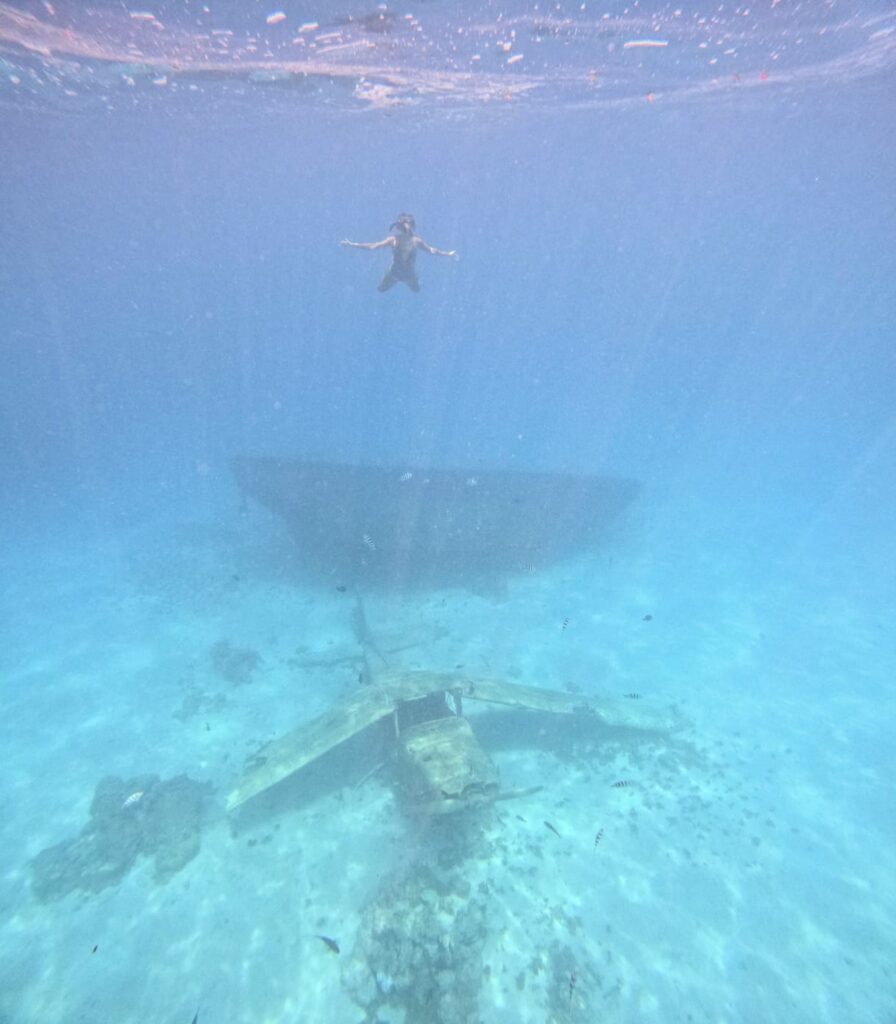 snorkeling avion tahiti