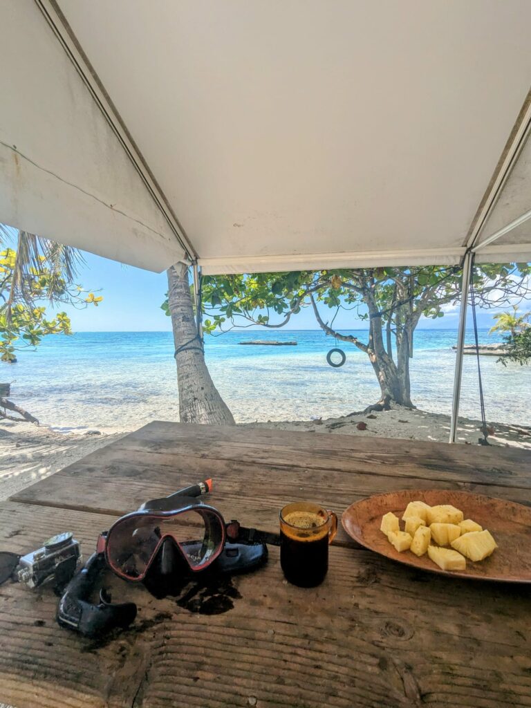 vue jardin de corail moorea